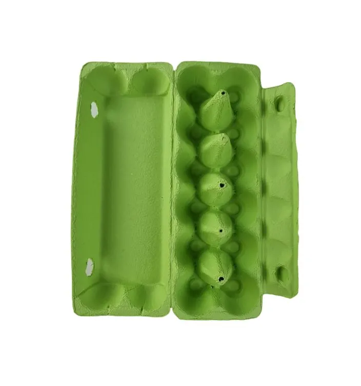 25 X Lime Green Full Dozen Carton 12-Egg Recyclable Egg Cartons