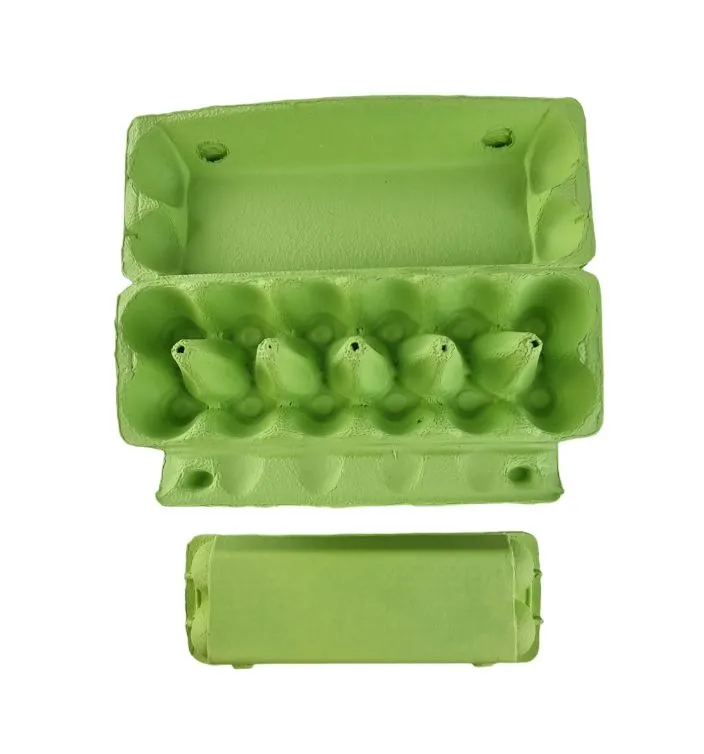 25 X Lime Green Full Dozen Carton 12-Egg Recyclable Egg Cartons