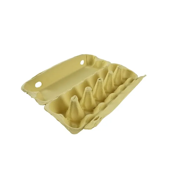 25 X Yellow Full Dozen Carton 12-Egg Recyclable Egg Cartons