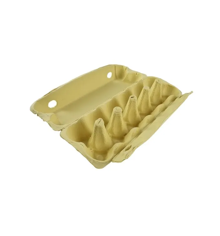 25 X Yellow Full Dozen Carton 12-Egg Recyclable Egg Cartons