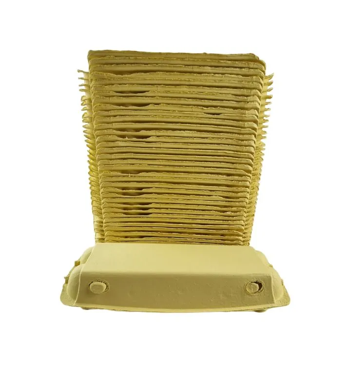 25 X Yellow Full Dozen Carton 12-Egg Recyclable Egg Cartons