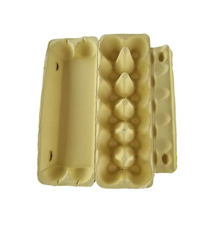 25 X Yellow Full Dozen Carton 12-Egg Recyclable Egg Cartons
