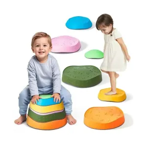 6 Pcs Balance Stepping Stones Sensorial Games For Children