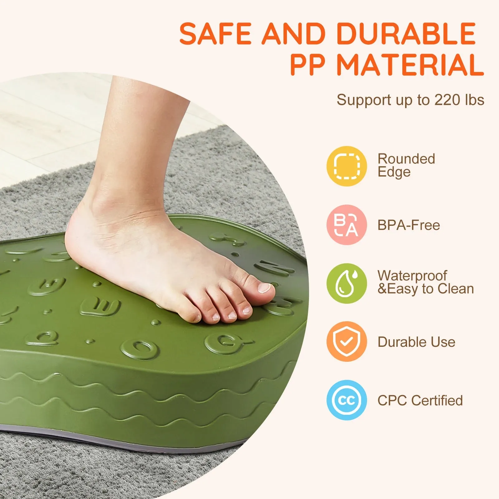 6 Pcs Balance Stepping Stones Sensorial Games For Children