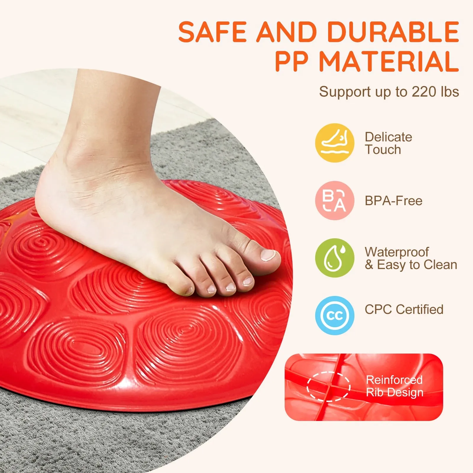 6Pcs Turtle Balance Coordination Stepping Stones Toys For Children