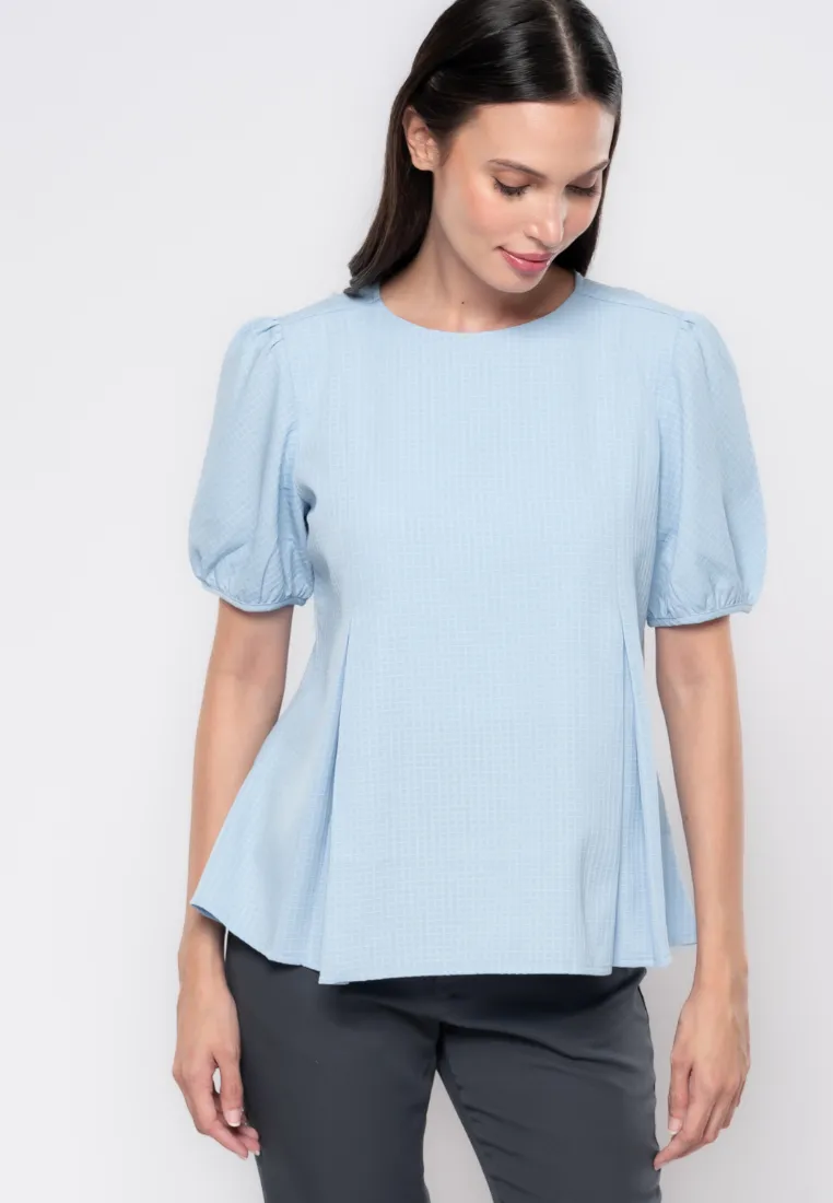 Crystal Jacquard Blouse
