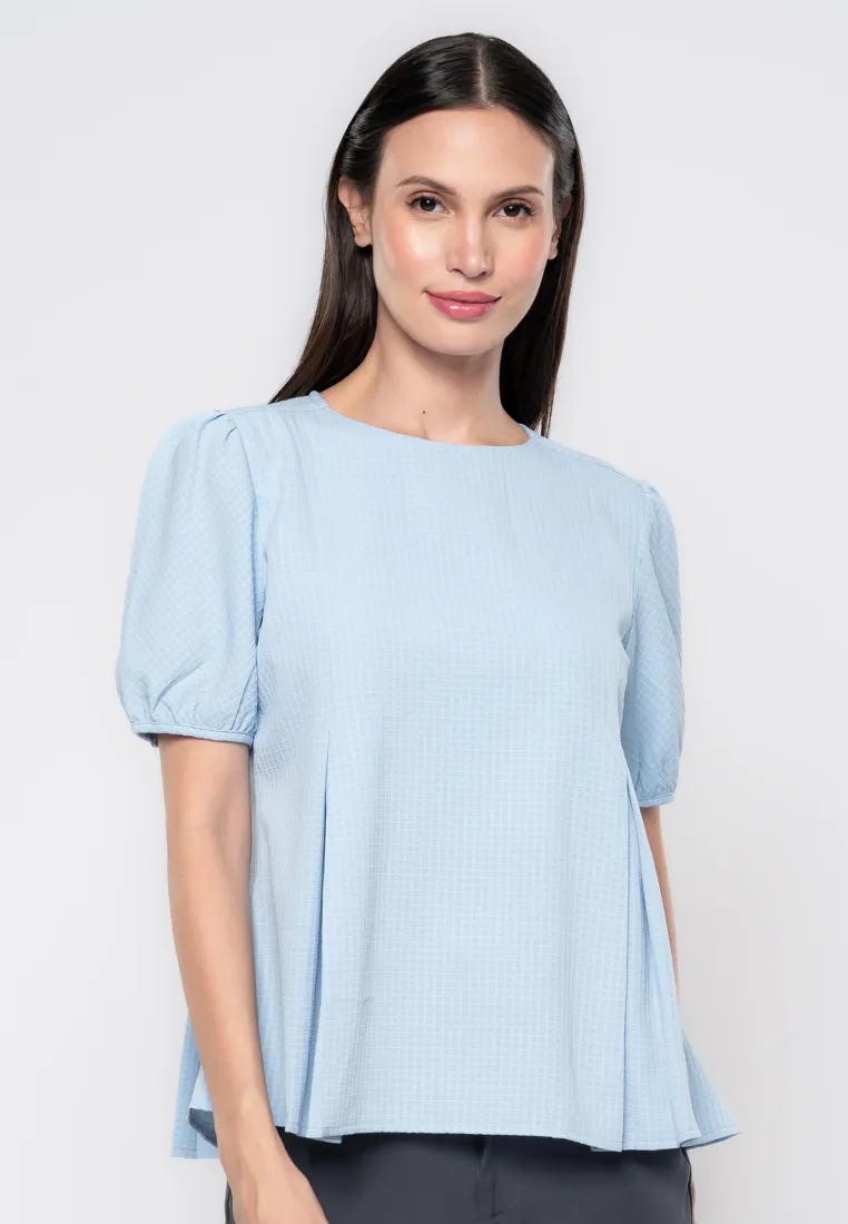 Crystal Jacquard Blouse