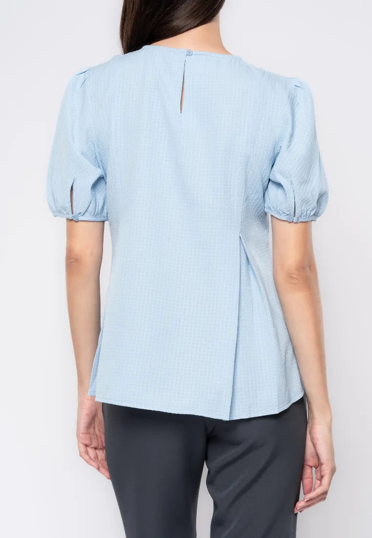 Crystal Jacquard Blouse