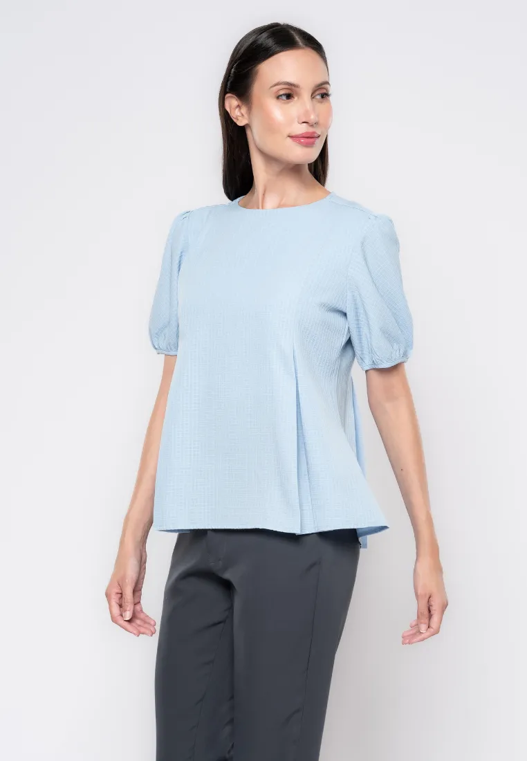 Crystal Jacquard Blouse