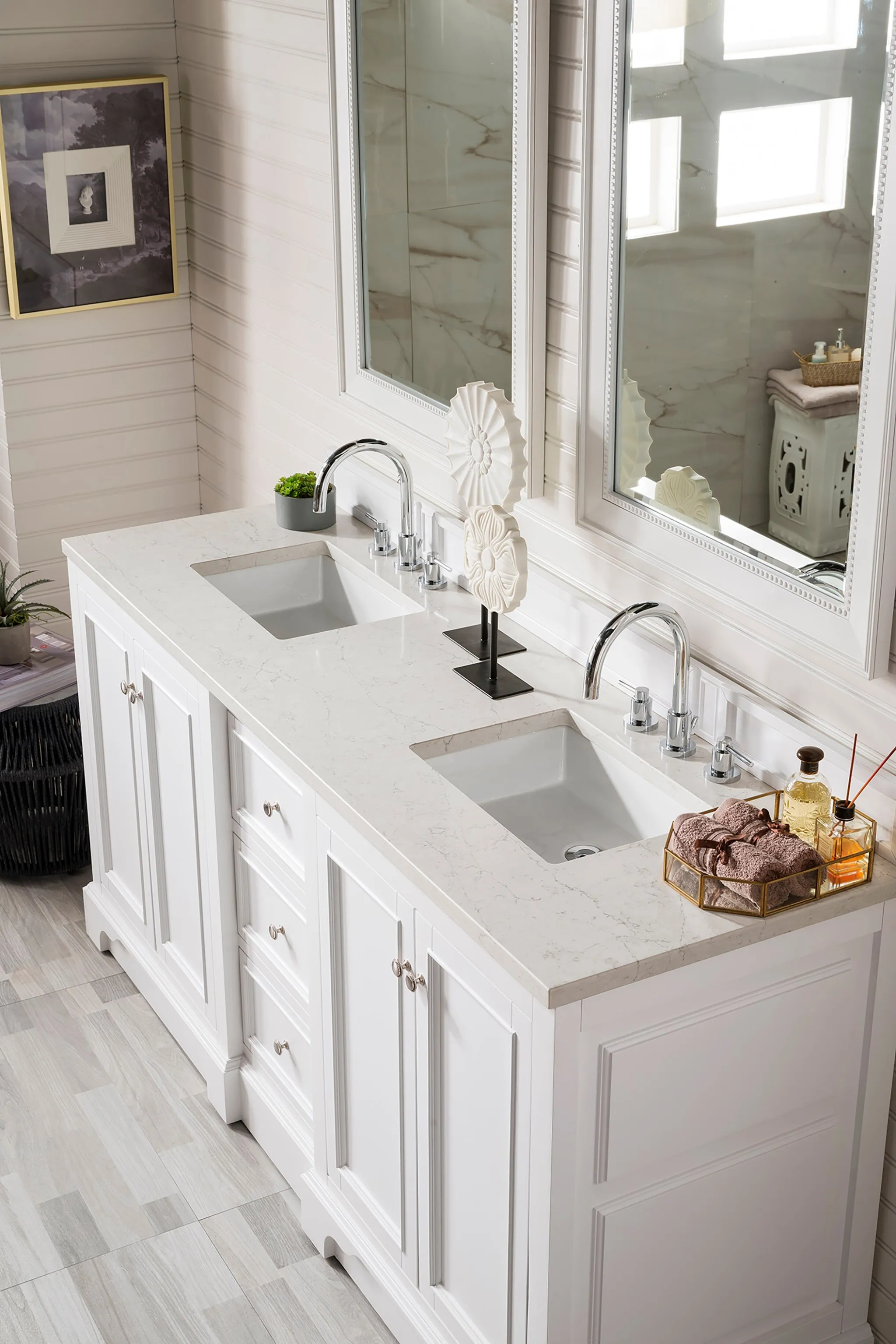 De Soto 72" Double Bathroom Vanity