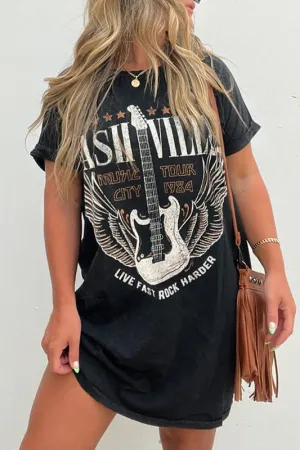 Head To Nashville T Shirt Dress