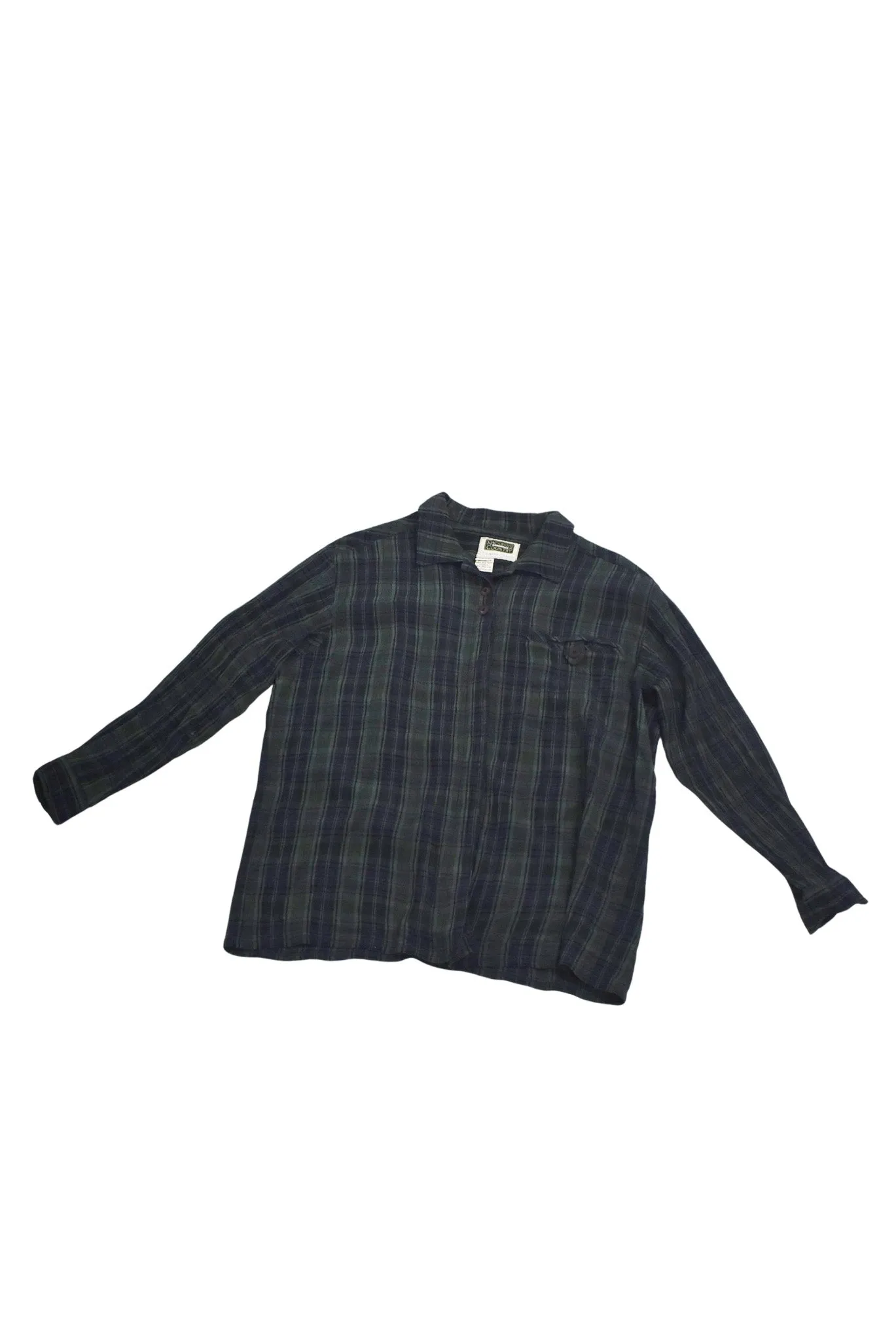 Mackenzie Country NZ made checkered blouse, 12