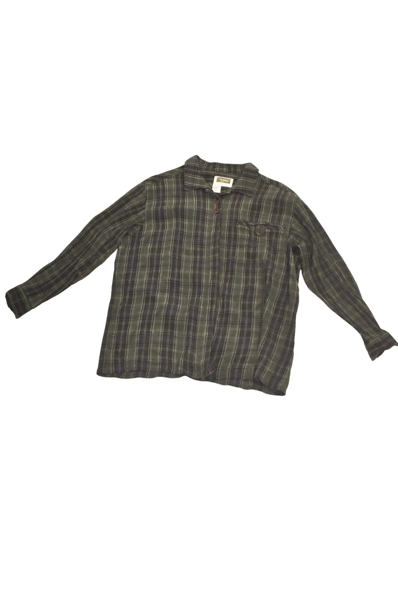 Mackenzie Country NZ made checkered blouse, 12