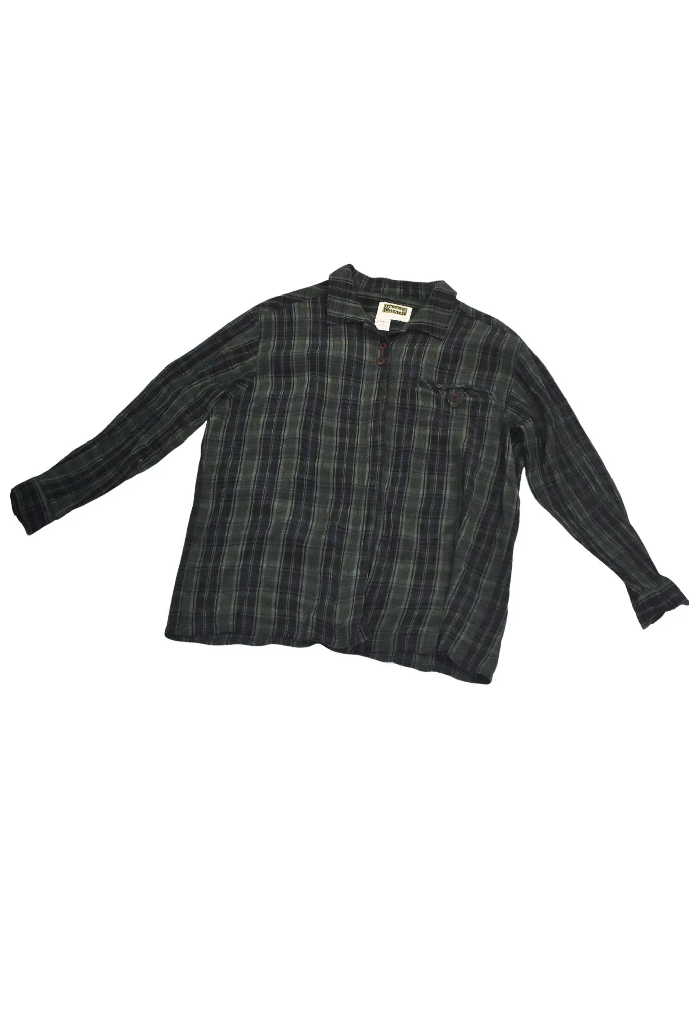 Mackenzie Country NZ made checkered blouse, 12