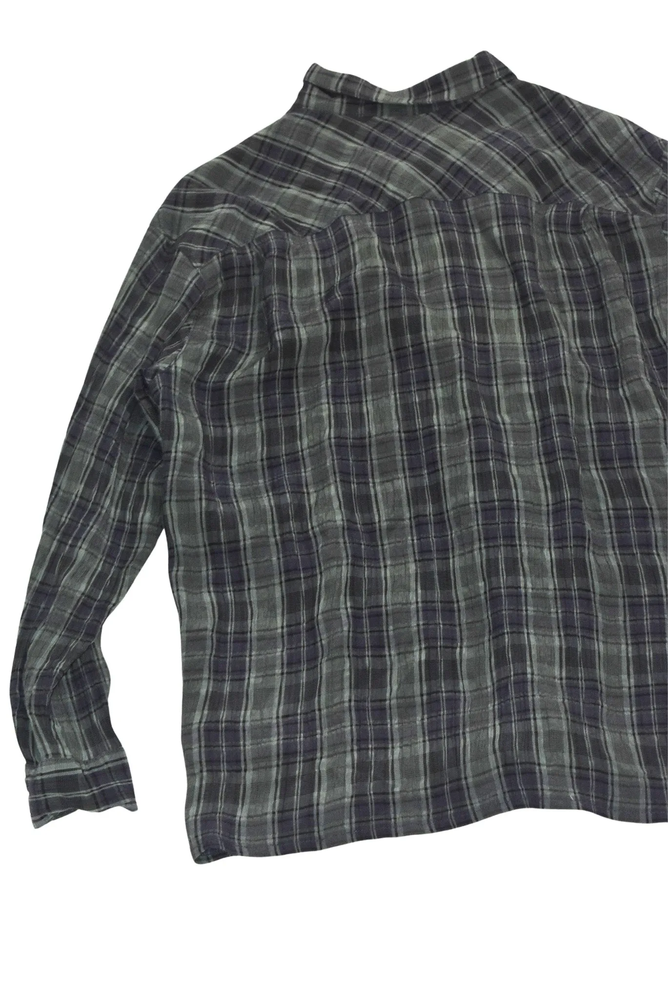 Mackenzie Country NZ made checkered blouse, 12