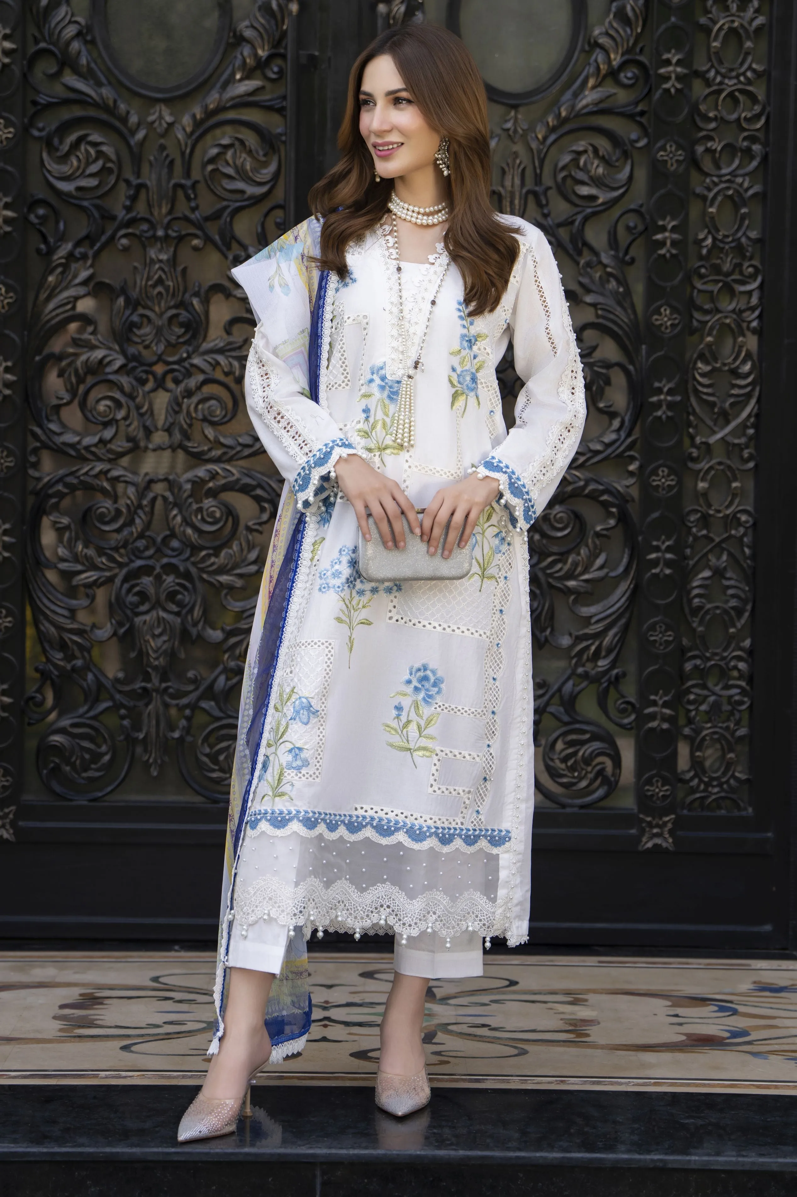 Silver Petals Ready to Wear Lawn Collection  SPRW6
