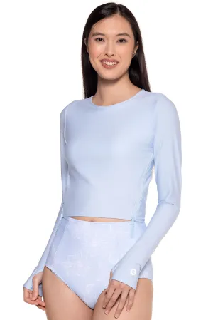 Women's Bayfront Rash Guard Bra Top | Skyride
